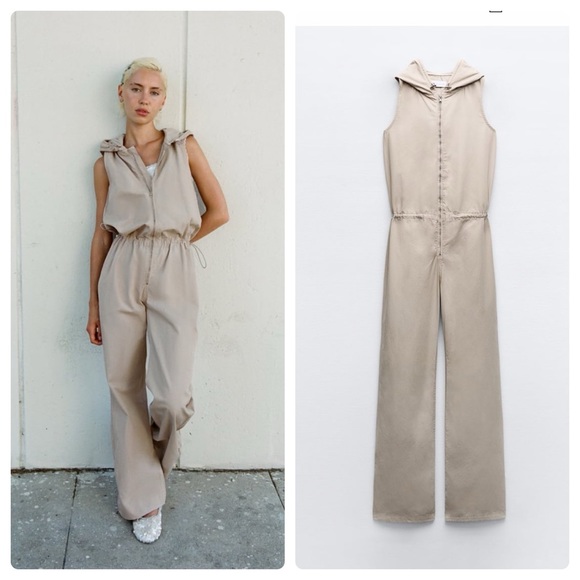 Zara Pants - Zara hooded jumpsuit